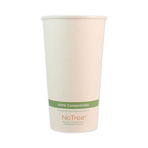 Notree Paper Hot Cups, 20 Oz, Natural, 1,000/carton
