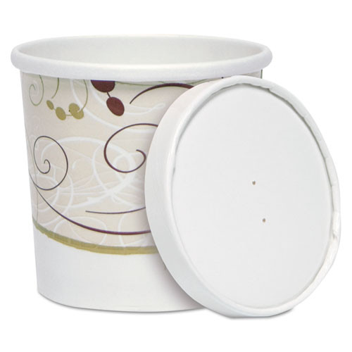 Flexstyle Double Poly Food Combo Packs, 12 Oz, Symphony, Paper, 250/carton