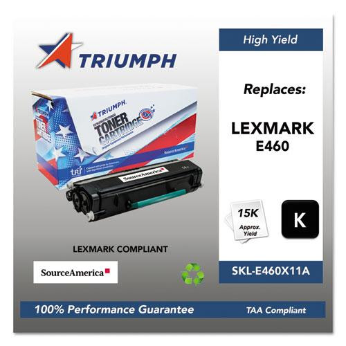 Toner,lex,e460,bk