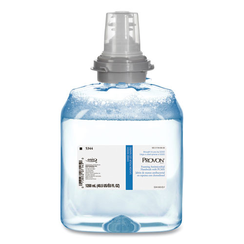 Foaming Antimicrobial Handwash With Pcmx, For Tfx Dispenser, Floral, 1,200 Ml Refill, 2/carton