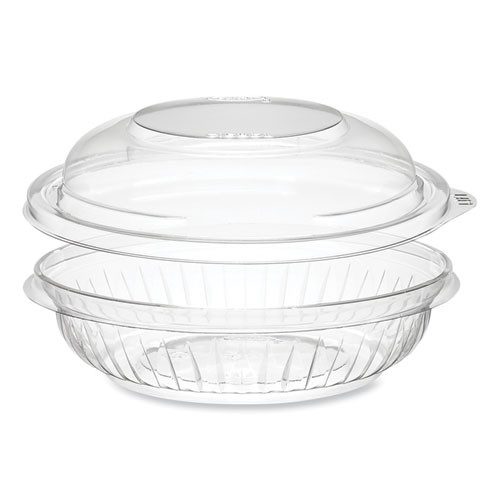 Bowl,dome,w/ld,8oz,clr