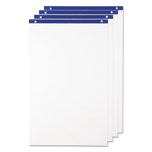 Conference Cabinet Flipchart Pad, Unruled, 21 X 33.75, White, 50 Sheets, 4/carton