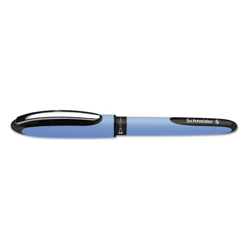 One Hybrid N Roller Ball Pen, Stick, Fine 0.5 Mm, Black Ink, Blue Barrel, 10/box