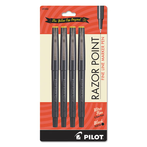Pen,razorpt,4/pk,bk