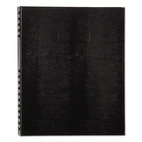 Notepro Notebook, 1 Subject, Medium/college Rule, Black Cover, 11 X 8.5, 75 Sheets