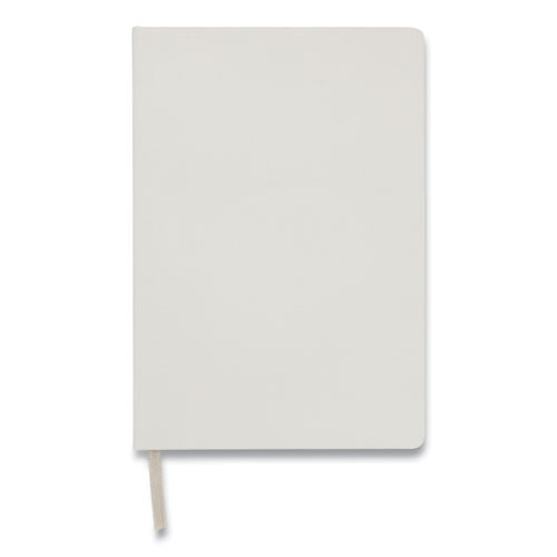 Flexible-cover Business Journal, 1 Subject, Quadrille Rule, Gray Cover, 8 X 5.5, 96 Sheets