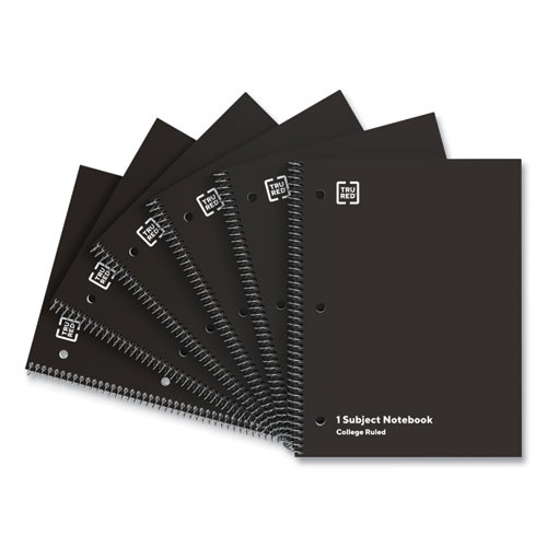 Notebook,8.5x11,6pk,bk