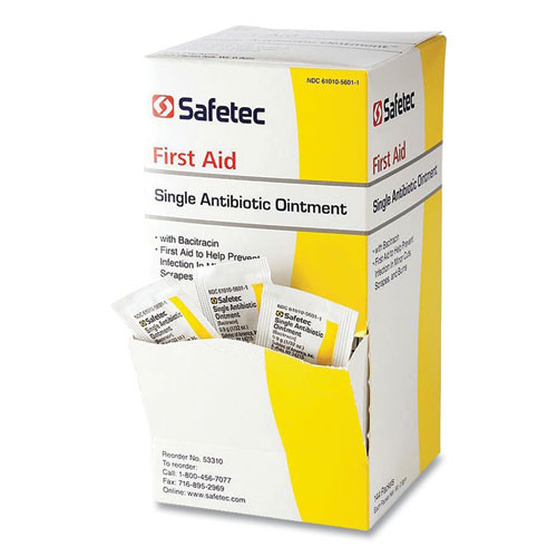 First Aid Single Antibiotic Ointment, 0.03 Oz Packet, 144/box - UMISSAB140310