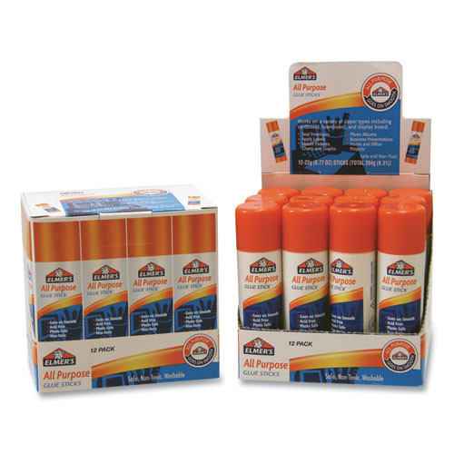 Washable School Glue Sticks, 0.24 Oz, Applies And Dries Clear - EPIE516