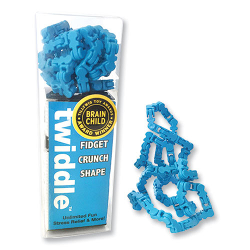 Twiddle Fidget Crunch Shape, Blue, Ages 5 And Up
