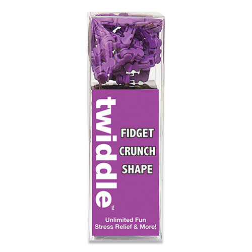 Twiddle Fidget Crunch Shape, Purple, Ages 5 And Up
