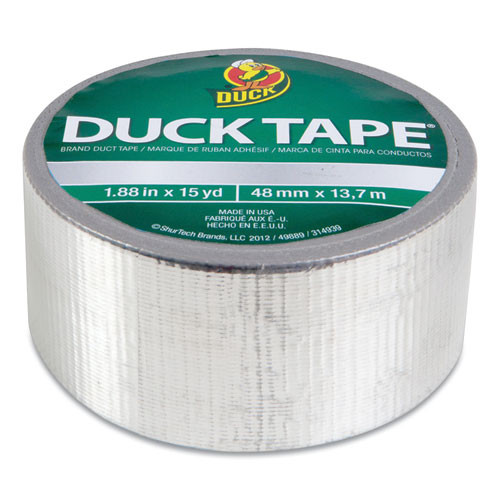 Colored Duct Tape, 3" Core, 1.88" X 10 Yds, Chrome - DUC280621
