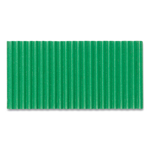 Corobuff Corrugated Paper Roll, 48" X 25 Ft, Emerald Green - PAC0011141