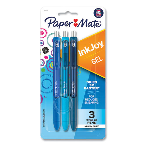 Pen,gel,0.7mm,3,be