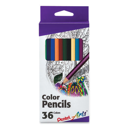 Pencil,colr,36pk,ast