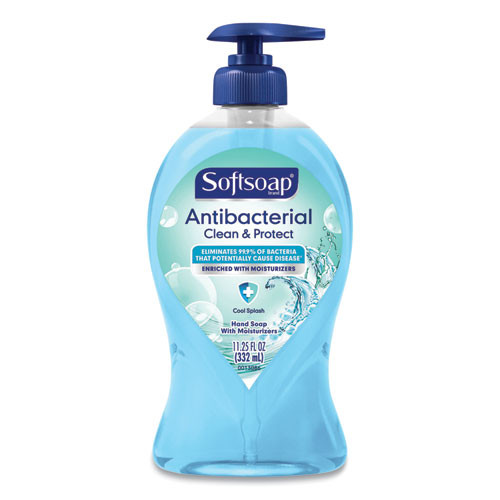 Antibacterial Hand Soap, Cool Splash, 11.25 Oz Pump Bottle