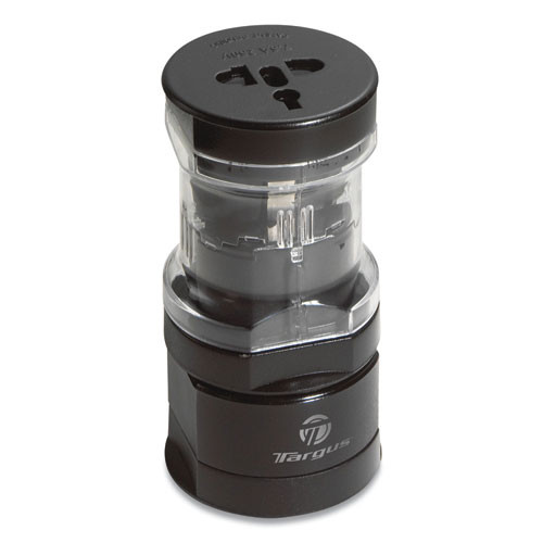 World Traveler Ac Power Adapter, 110 To 250v Ac, Black