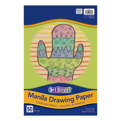 Art1st Drawing Paper, 37 Lb Bond Weight, 12 X 18, White, 50/pad