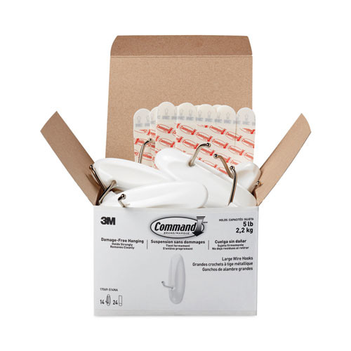 Hook,lrg,wire,14pk
