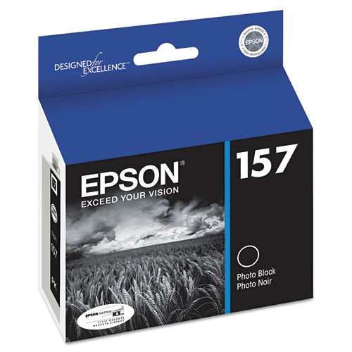 T157120 (157) Ultrachrome K3 Ink, Photo Black