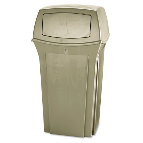 Ranger Fire-safe Container, 35 Gal, Structural Foam, Beige