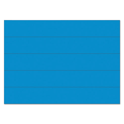 Dry Erase Magnetic Tape Strips, 0.88 X 6, Blue, 25/pack