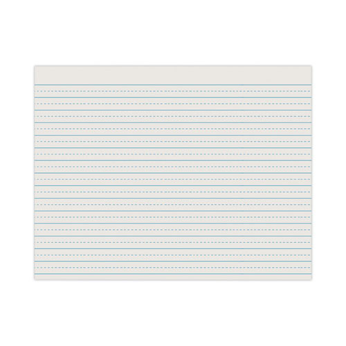 Alternate Dotted Newsprint Paper, 1/2" Two-sided Long Rule, 8.5 X 11, 500/pack