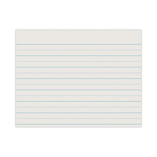 Alternate Dotted Newsprint Paper, 1" Two-sided Long Rule, 8.5 X 11, 500/pack