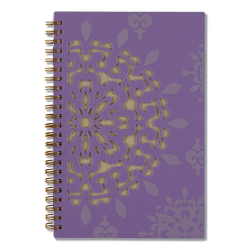 Vienna Weekly/monthly Appointment Book, Vienna Geometric Artwork, 8 X 4.88, Purple/tan Cover, 12-month (jan To Dec): 2022