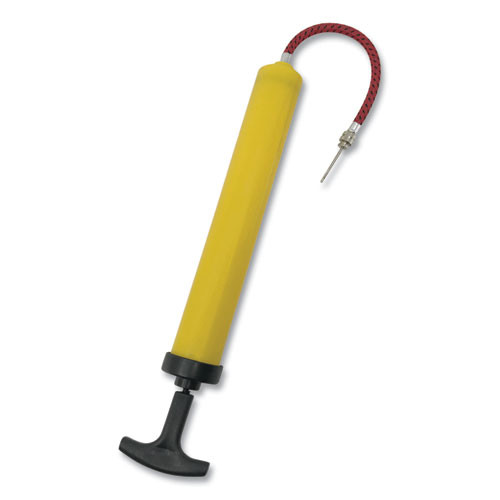 Hand Pump, 12", Plastic, Yellow/black