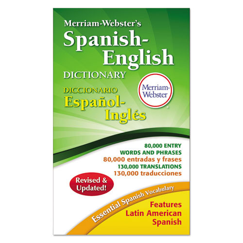 Merriam-websters Spanish-english Dictionary, 928 Pages