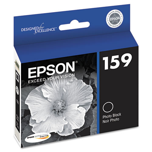T159120 (159) Ultrachrome Hi-gloss 2 Ink, Photo Black