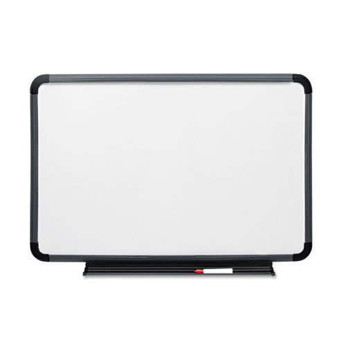Ingenuity Dry Erase Board, Resin Frame With Tray, 36 X 24, Charcoal