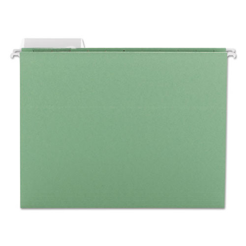 Color Hanging Folders With 1/3 Cut Tabs, Letter Size, 1/3-cut Tabs, Green, 25/box