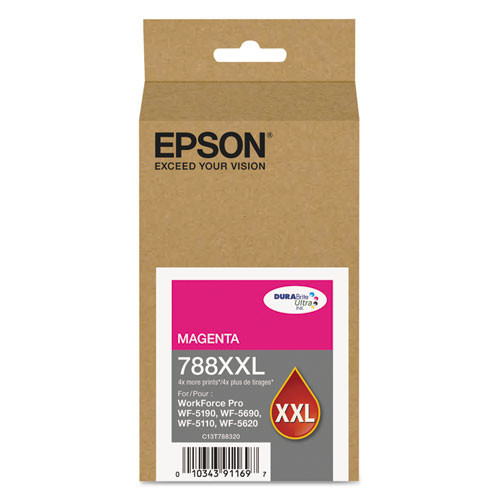 T788xxl320 (788xxl) Durabrite Ultra Xl Pro High-yield Ink, Magenta