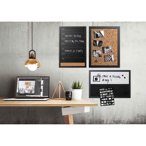 Black And White Message Board Set, Assorted Sizes And Colors, 3/set