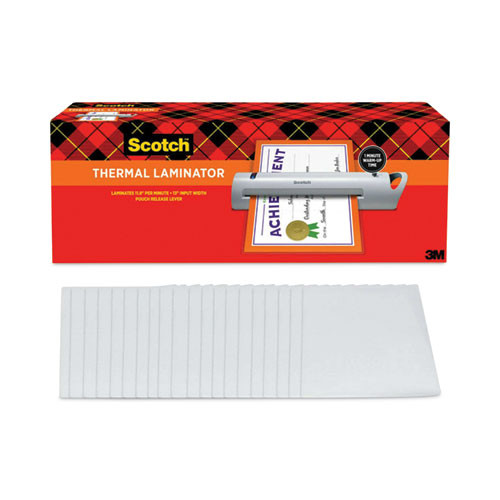 Thermal Laminator Tl1302 Value Pack With 20 Pouches, Two Rollers, 13" Max Document Width, 5 Mil Max Document Thickness