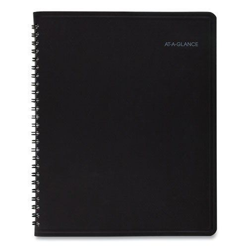 Quicknotes Monthly Planner, 8.75 X 7, Black Cover, 12-month (jan To Dec): 2023