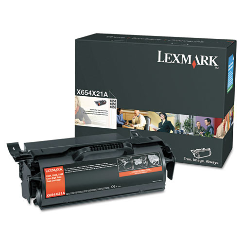 X654x21a Extra High-yield Toner, 36,000 Page-yield, Black