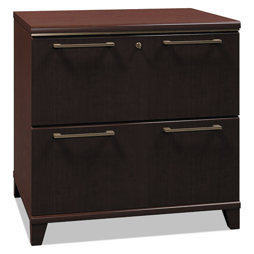 Enterprise Collection Lateral File, 2 Legal/letter/a4/a5-size File Drawers, Mocha Cherry, 30" X 23.13" X 29.75"