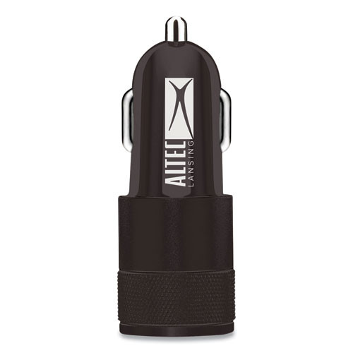 Dual Usb Car Charger, Black