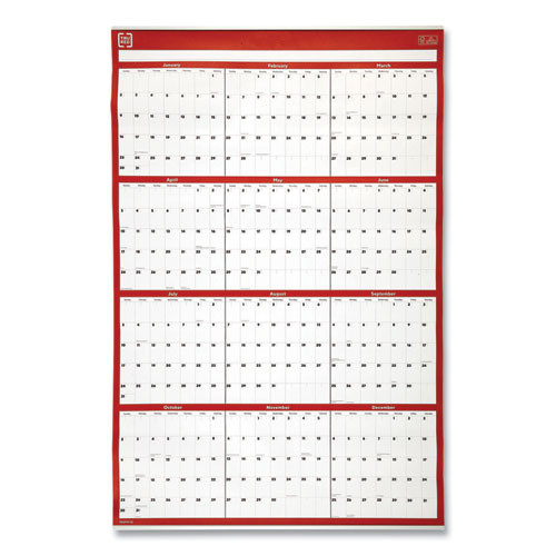 Calendar,36x24,2022,r/b/w