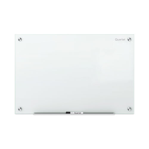 Infinity Magnetic Glass Marker Board, 36 X 24, White