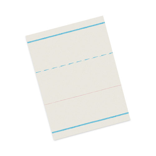 Multi-program Handwriting Paper, 30 Lb Bond Weight, 1 1/8" Long Rule, Two-sided, 8 X 10.5, 500/pack
