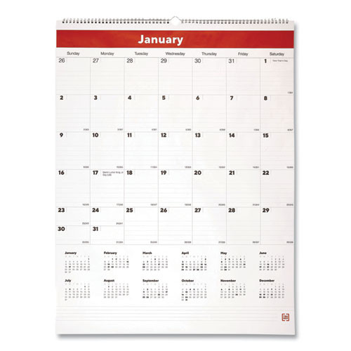 Calendar,29x22,2022,wh/rd