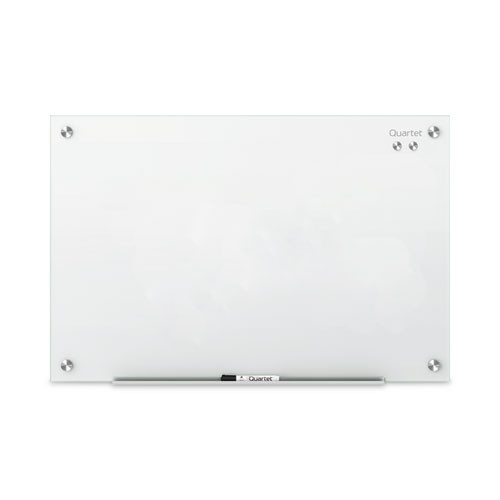 Infinity Magnetic Glass Marker Board, 24 X18, White