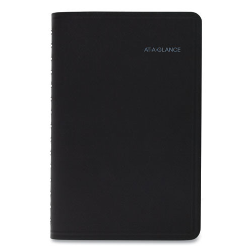 Quicknotes Weekly Block Format Appointment Book, 8.5 X 5.5, Black Cover, 12-month (jan To Dec): 2023