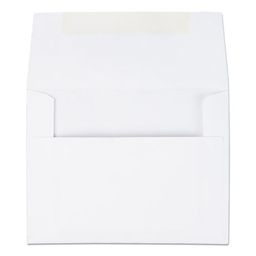 Greeting Card/invitation Envelope, A-2, Square Flap, Gummed Closure, 4.38 X 5.75, White, 100/box