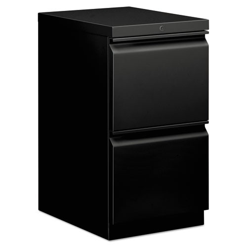 Mobile Pedestals, Left Or Right, 2 Legal/letter-size File Drawers, Black, 15" X 20" X 28"