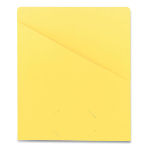 File Jackets, Letter Size, Yellow, 25/pack